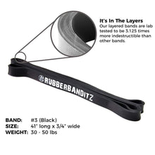 Load image into Gallery viewer, Rubberbanditz 41" Resistance Bands. SOLD INDIVIDUALLY