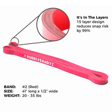 Load image into Gallery viewer, Rubberbanditz 41" Resistance Bands. SOLD INDIVIDUALLY