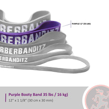 Load image into Gallery viewer, Rubberbanditz 12" Resistance Bands. SOLD INDIVIDUALLY